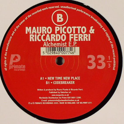 Mauro Picotto & Riccardo Ferri : Alchemist EP (2x12", EP)