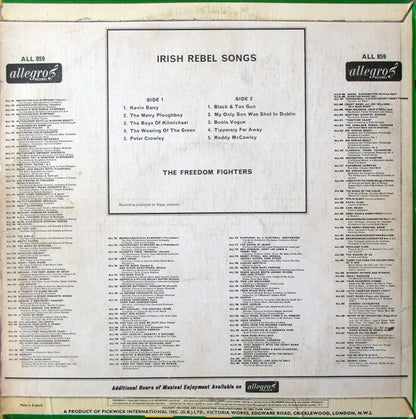 The Freedom Fighters (2) : Irish Rebel Songs (LP, Album)