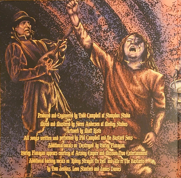 Phil Campbell & The Bastard Sons : We're The Bastards (2xLP, Album, Ltd, Sil)