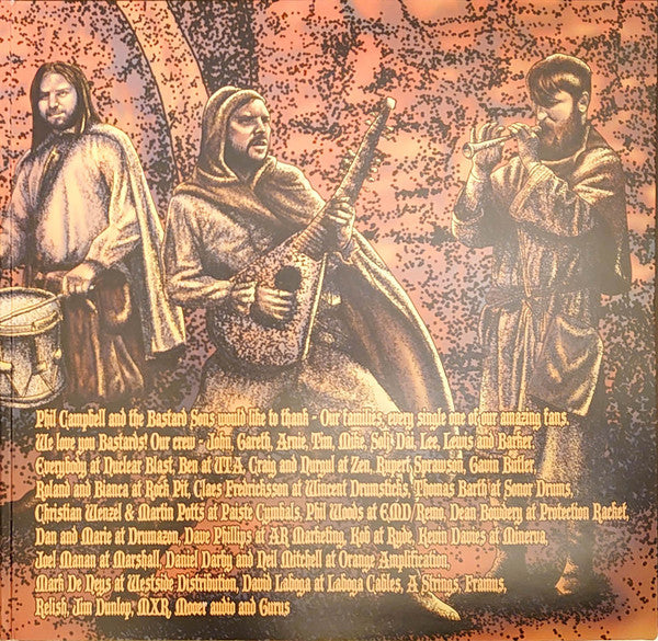 Phil Campbell & The Bastard Sons : We're The Bastards (2xLP, Album, Ltd, Sil)