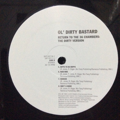 Ol' Dirty Bastard : Return To The 36 Chambers: The Dirty Version (2xLP, Album, RE)