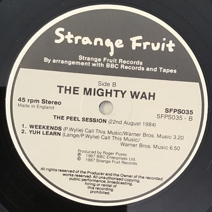 Wah! : The Peel Sessions (12", Ltd)