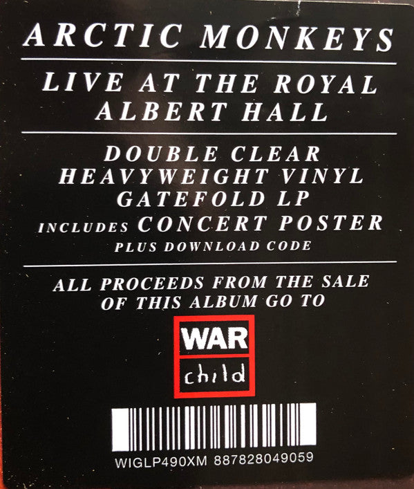 Arctic Monkeys : Live At The Royal Albert Hall (2xLP, Album, Cle)