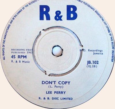 Lee Perry : Prince In The Back / Don't Copy (7")