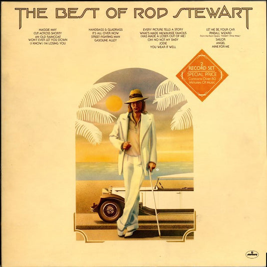 Rod Stewart : The Best Of Rod Stewart (2xLP, Comp, Gat)