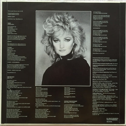 Bonnie Tyler : Faster Than The Speed Of Night (LP, Album)