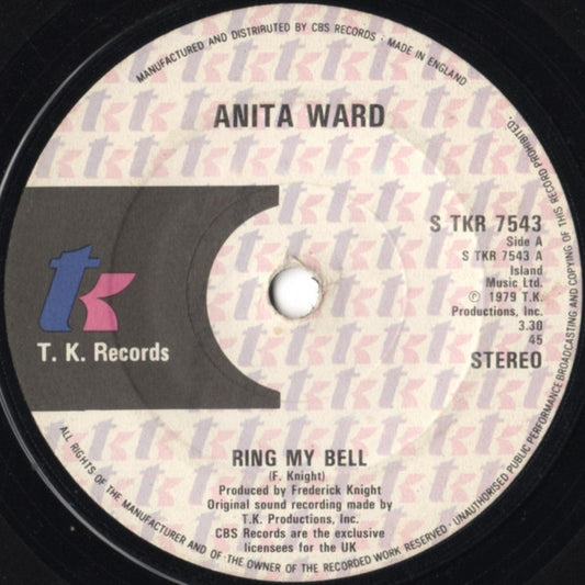 Anita Ward : Ring My Bell (7", Single)