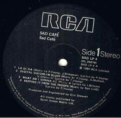 Sad Café : Sad Café (LP, Album)