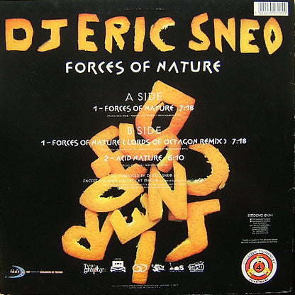 DJ Eric Sneo* : Forces Of Nature (12")