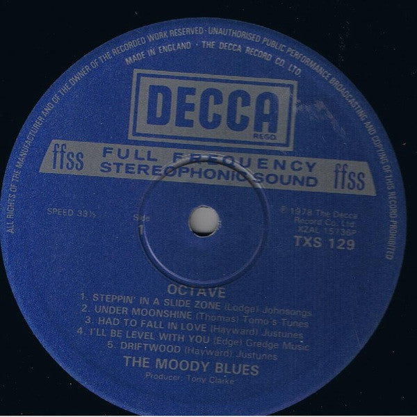 The Moody Blues : Octave (LP, Album, Gat)