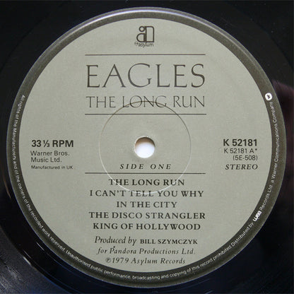 Eagles : The Long Run (LP, Album, Gat)