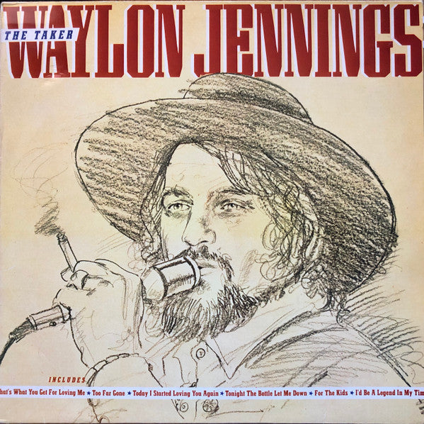 Waylon Jennings : The Taker (LP, Comp)