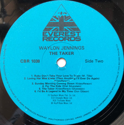 Waylon Jennings : The Taker (LP, Comp)