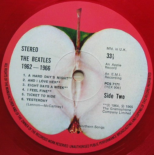 The Beatles : 1962-1966 (2xLP, Comp, RE, Red)