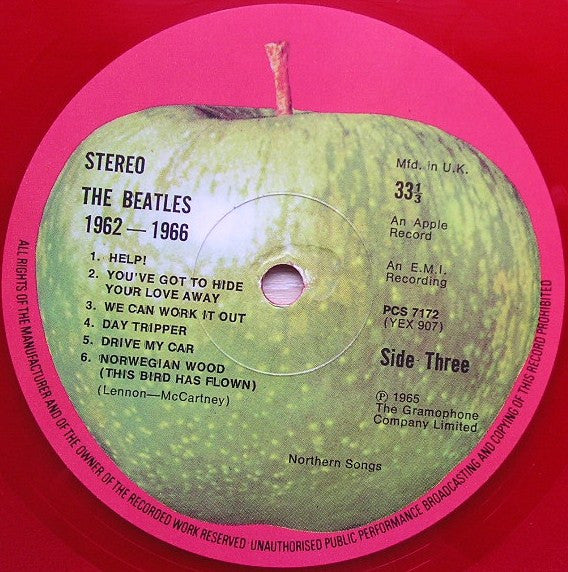 The Beatles : 1962-1966 (2xLP, Comp, RE, Red)