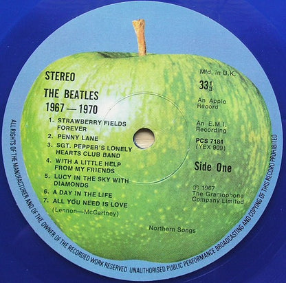 The Beatles : 1967-1970 (2xLP, Comp, RE, Blu)