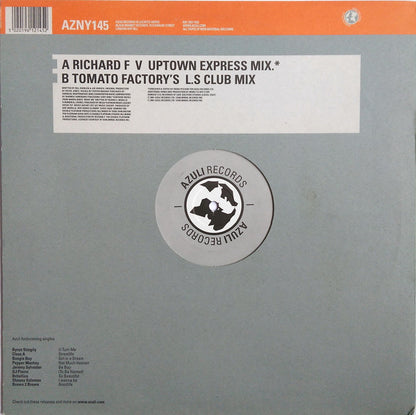 Richie Jones Presents Uptown Express V Richard F. : Not Much Heaven (12", Single)