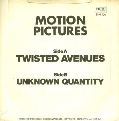 Motion Pictures (2) : Twisted Avenues (7", Single)