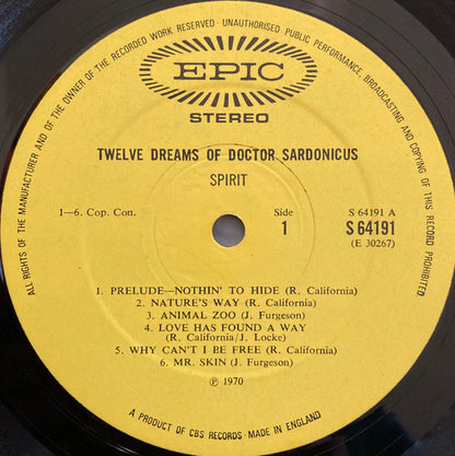 Spirit (8) : Twelve Dreams Of Dr. Sardonicus (LP, Album, Gat)