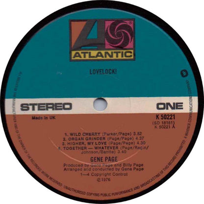 Gene Page : Lovelock! (LP, Album)
