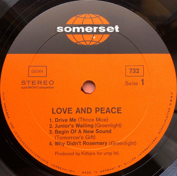 Various : Love And Peace (2xLP, Album)