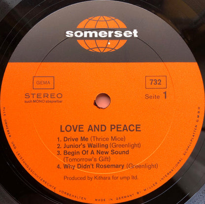 Various : Love And Peace (2xLP, Album)