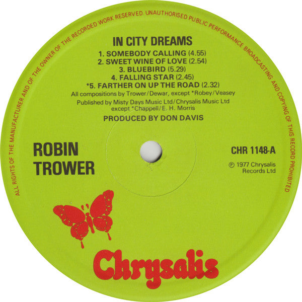 Robin Trower : In City Dreams (LP, Album)