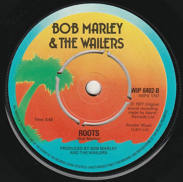 Bob Marley & The Wailers : Waiting In Vain (7", Single, 4-p)