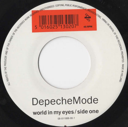DepecheMode* : World In My Eyes / Happiest Girl / Sea Of Sin (7", Single)