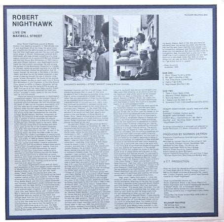 Robert Nighthawk : Live On Maxwell Street - 1964 (LP, Album)