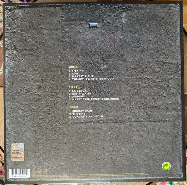 Foo Fighters : Concrete And Gold (LP + LP, S/Sided, Etch + Album)