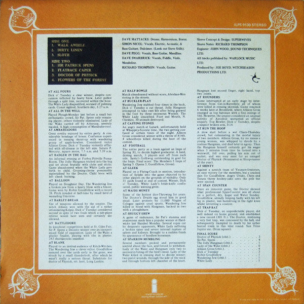 Fairport Convention : Full House (LP, Album, Pin)