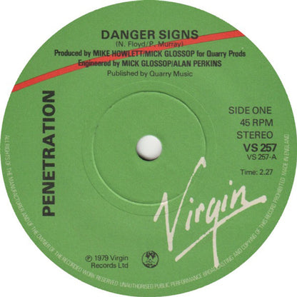 Penetration (2) : Danger Signs (7")