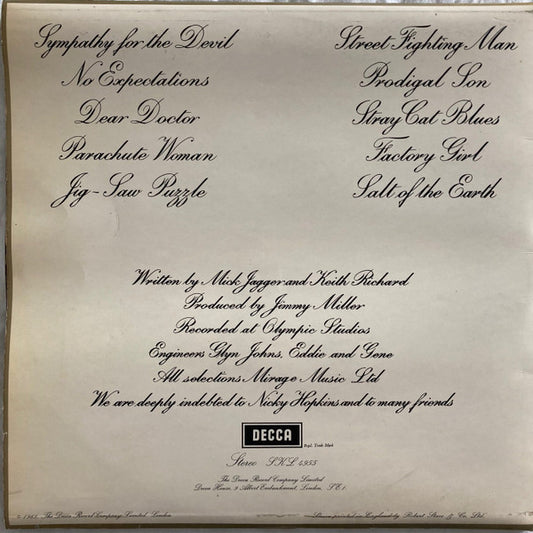 Rolling Stones* : Beggars Banquet (LP, Album, RE, Gat)