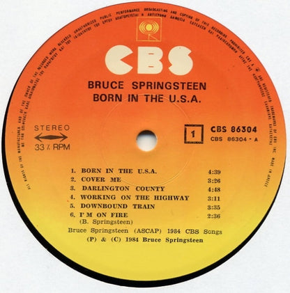Bruce Springsteen : Born In The U.S.A. (LP, Album)