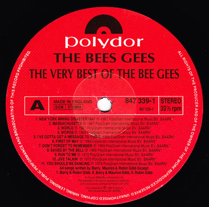 Bee Gees : The Very Best Of The Bee Gees (LP, Comp)