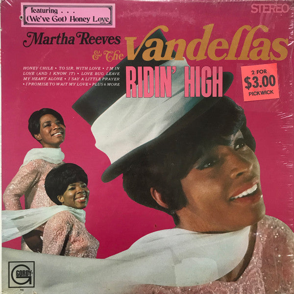 Martha Reeves & The Vandellas : Ridin' High (LP, Album, Ind)