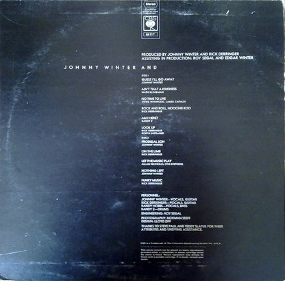 Johnny Winter And : Johnny Winter And (LP, Album, A3 )