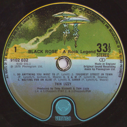 Thin Lizzy : Black Rose (A Rock Legend) (LP, Album)