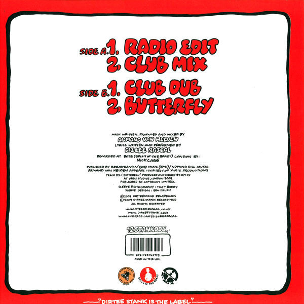 Dizzee Rascal And Armand Van Helden : Bonkers (12")