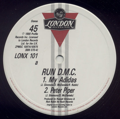 Run-DMC : My Adidas / Peter Piper (12", Single)