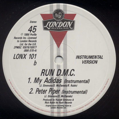 Run-DMC : My Adidas / Peter Piper (12", Single)