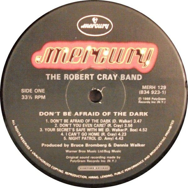 The Robert Cray Band : Don't Be Afraid Of The Dark (LP, Album)