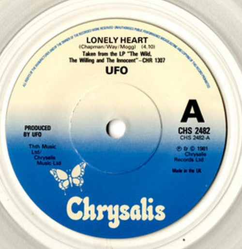 UFO (5) : Lonely Heart (7", Single, Cle)