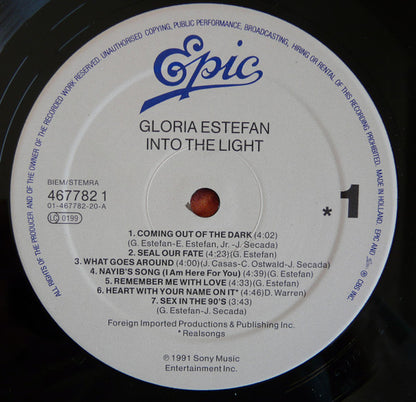 Gloria Estefan : Into The Light (LP, Album)