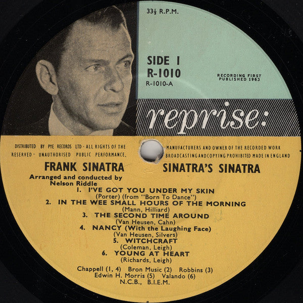 Frank Sinatra : Sinatra's Sinatra (LP, Album)