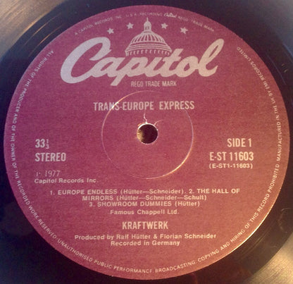 Kraftwerk : Trans-Europe Express (LP, Album, RP)