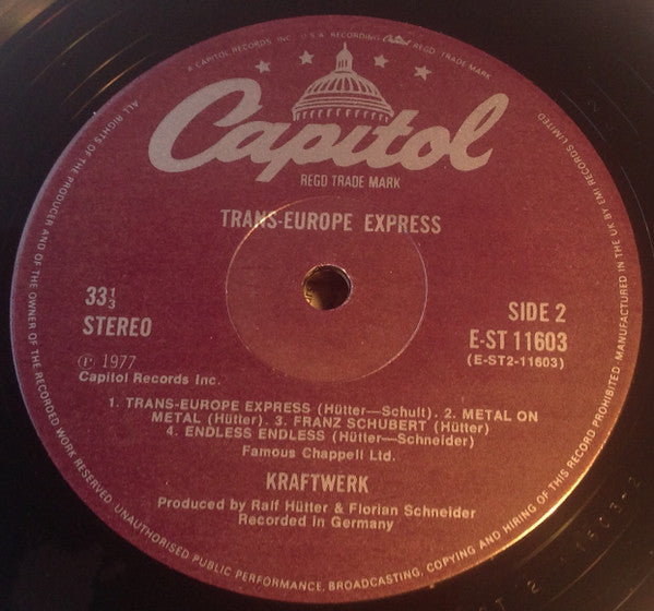 Kraftwerk : Trans-Europe Express (LP, Album, RP)