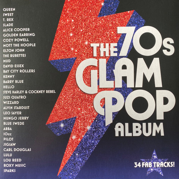 Various : The 70s Glam Pop Album (2xLP, Comp)