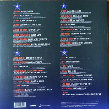 Various : The 70s Glam Pop Album (2xLP, Comp)